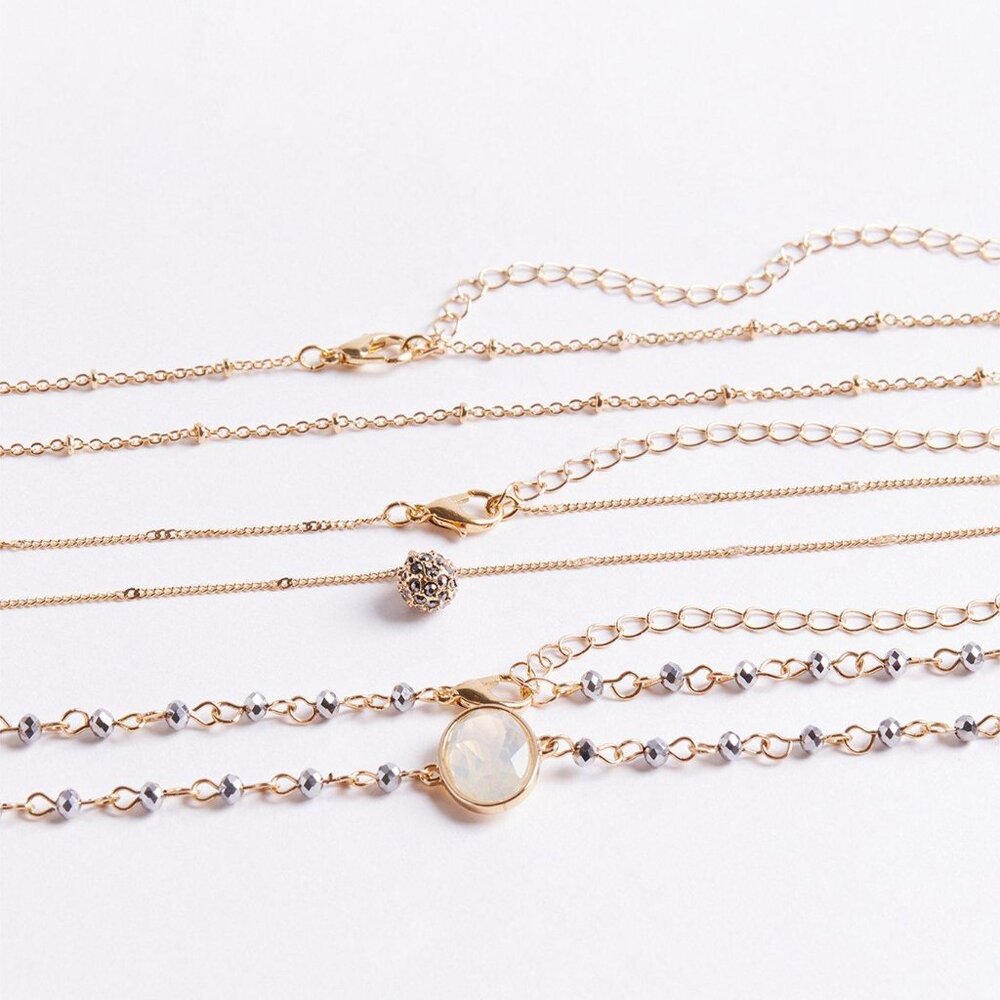 Torrid set of 3 gold tone chokers with charms